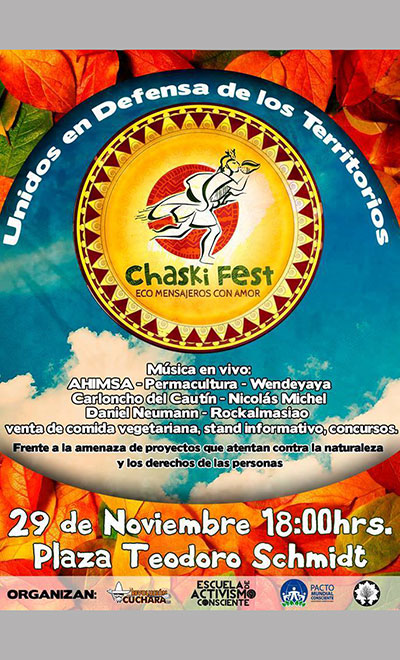 Afiches Chaski Fest alrededor del mundo