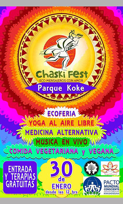 Afiches Chaski Fest alrededor del mundo