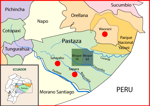 La provincia de Pastaza