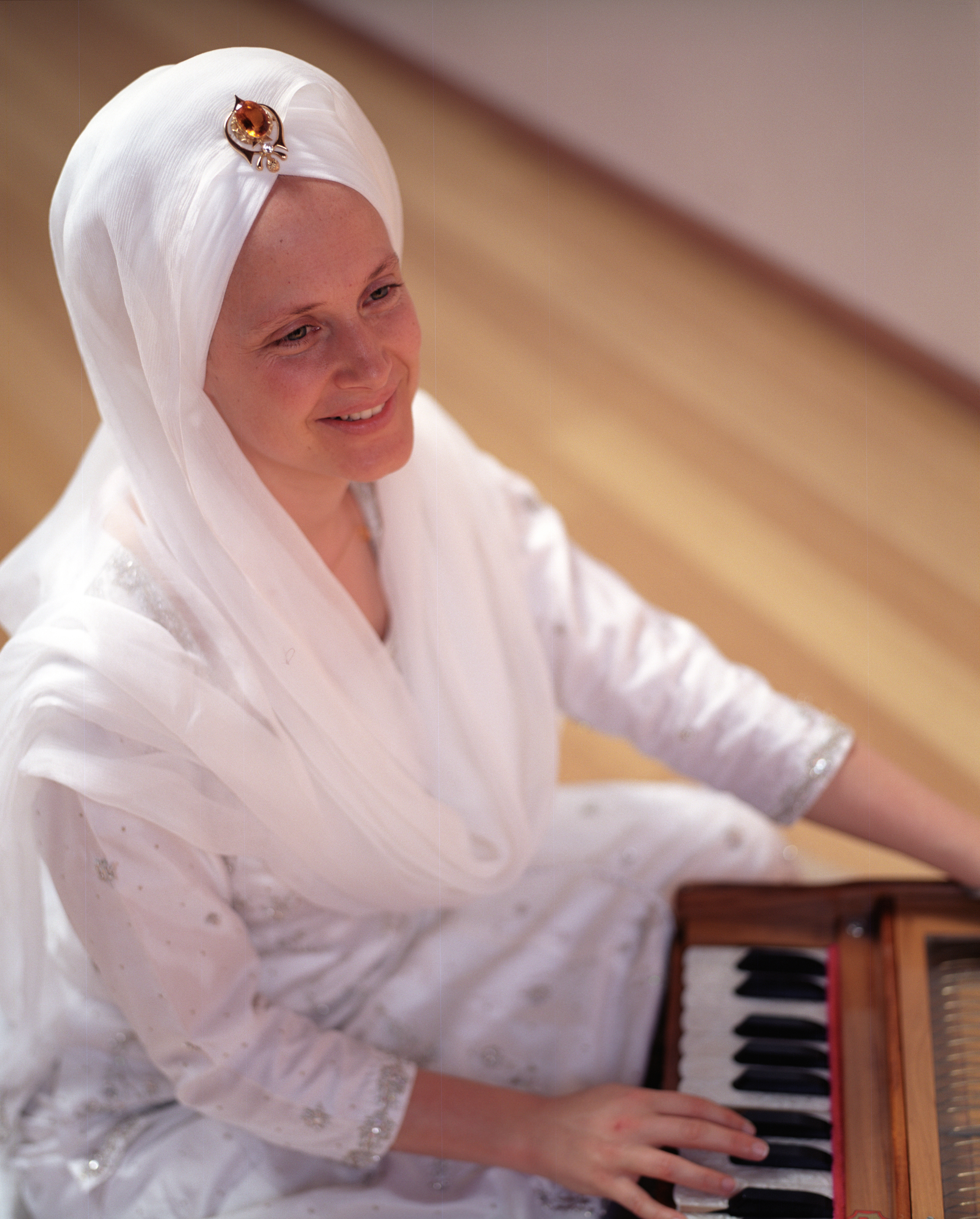 Snatam Kaur by photographer Fran Gealer