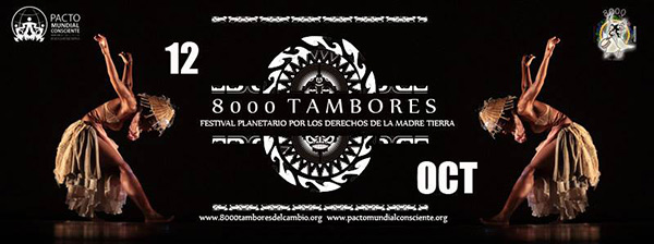 Afiches del festival de los 8000 tambores