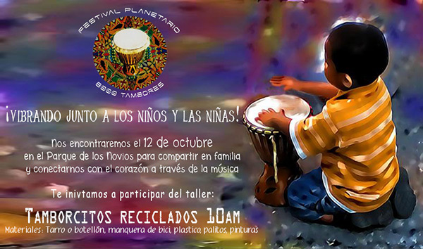 Afiches del festival de los 8000 tambores