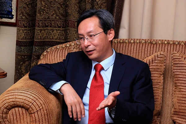 Chinese ambassador to Ecuador Wang Yulin