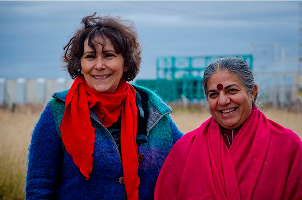 Marie-Monique Robin y Vandana Shiva dos de las artífices del Tribunal contra Monsanto